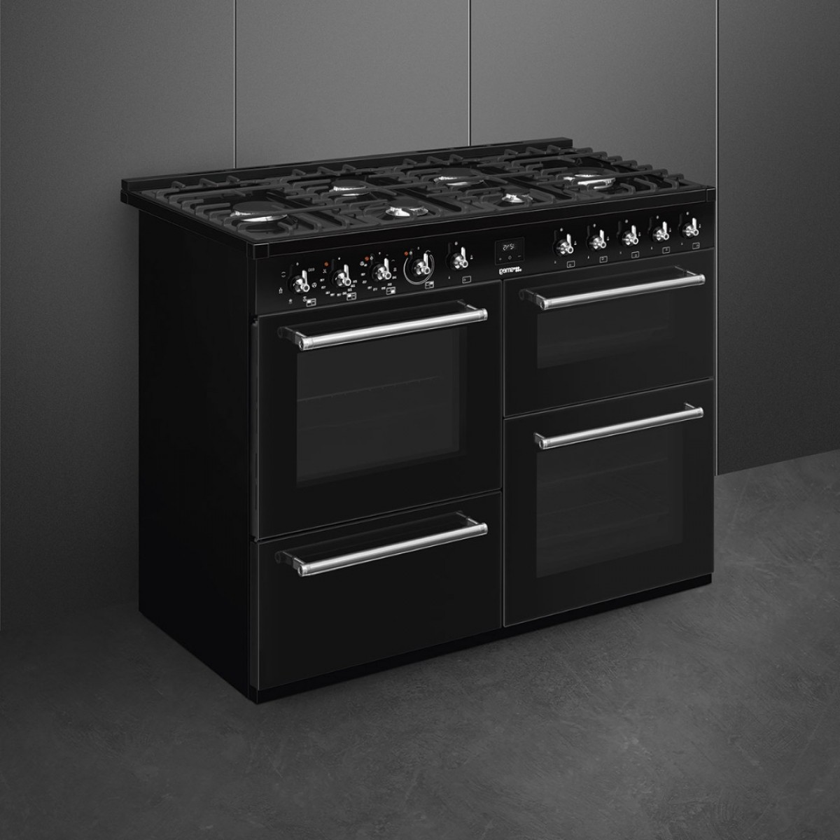 Smeg Cx113Gmbl Šporet Sa Gasnom Pločom Za Kuvanje