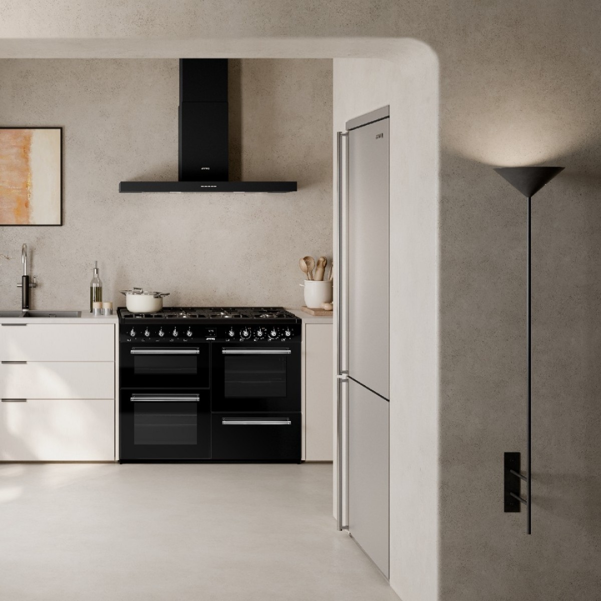 Smeg Cx113Gmbl Šporet Sa Gasnom Pločom Za Kuvanje Smeg Cx113Gmbl Šporet Sa Gasnom Pločom Za Kuvanje