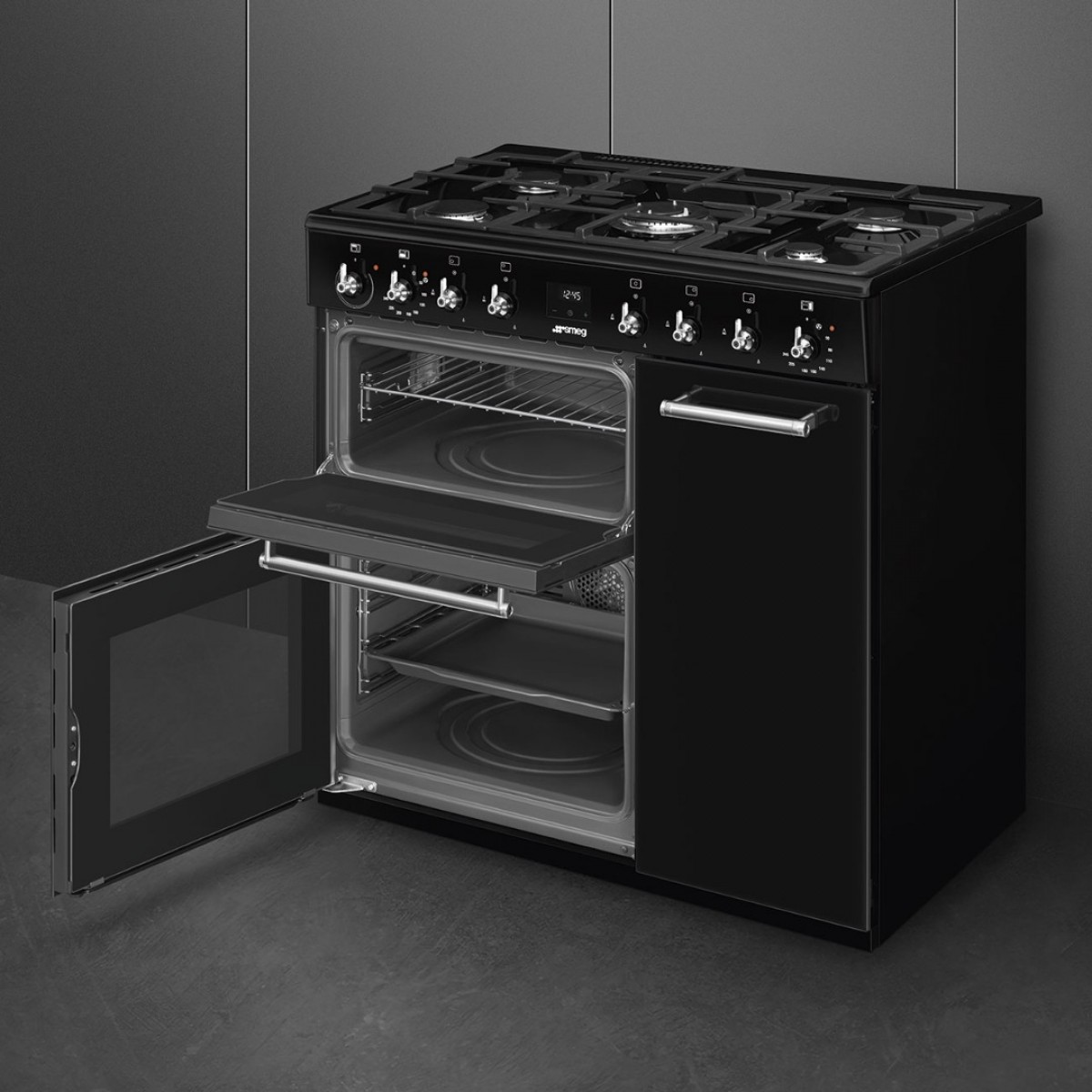 Smeg CX93GMBL šporet sa gasnom pločom za kuvanje