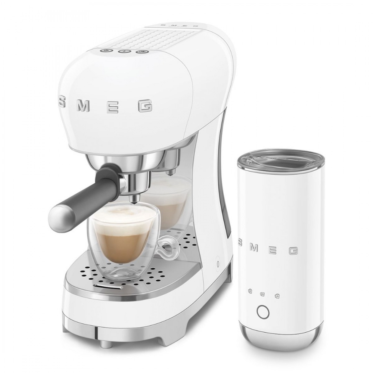 Smeg Ecf12Wheu Set Aparat Za Espresso I Aparat Za Mlečnu Penu