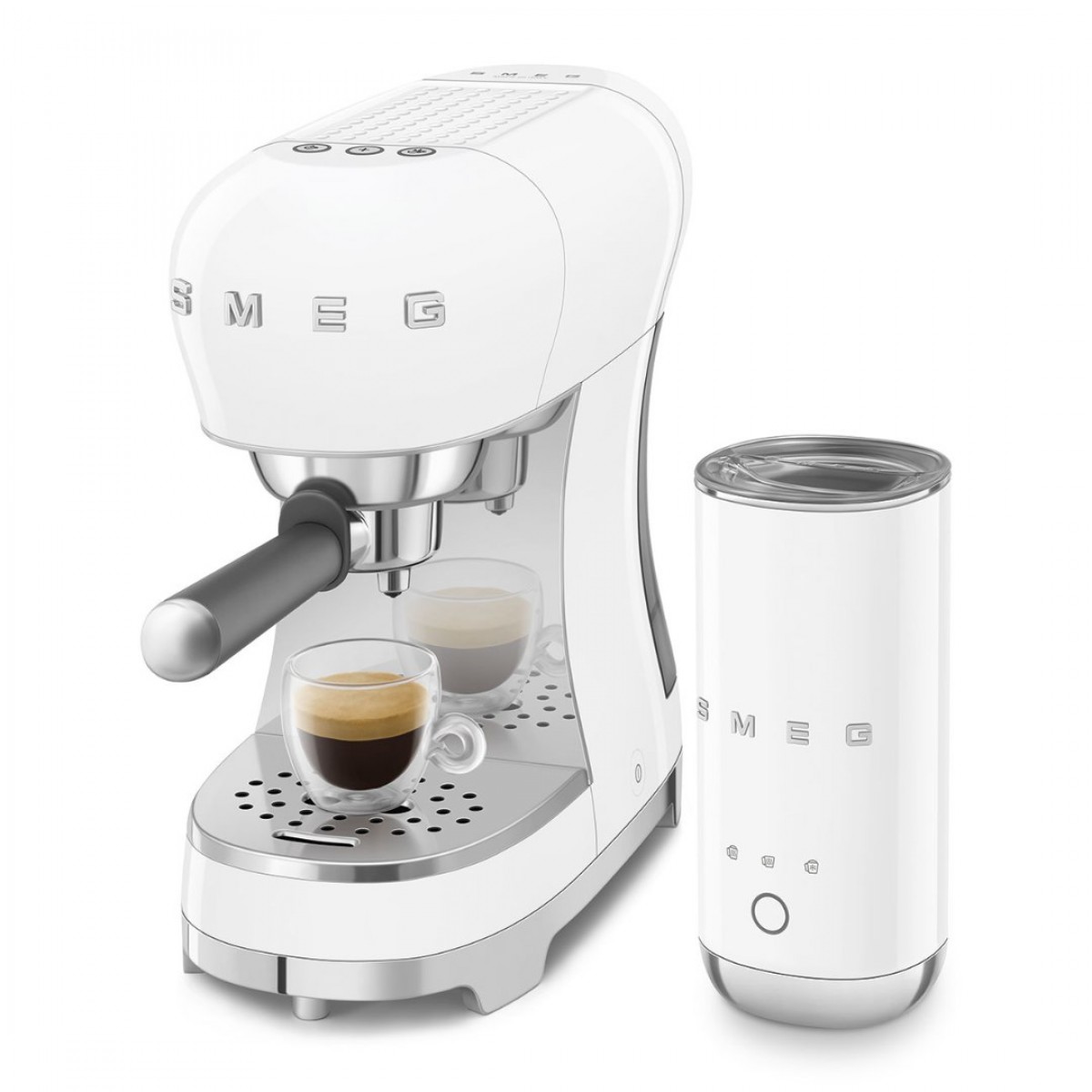 Smeg Ecf12Wheu Set Aparat Za Espresso I Aparat Za Mlečnu Penu