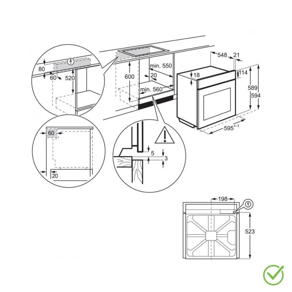 Electrolux Eoe8P39X