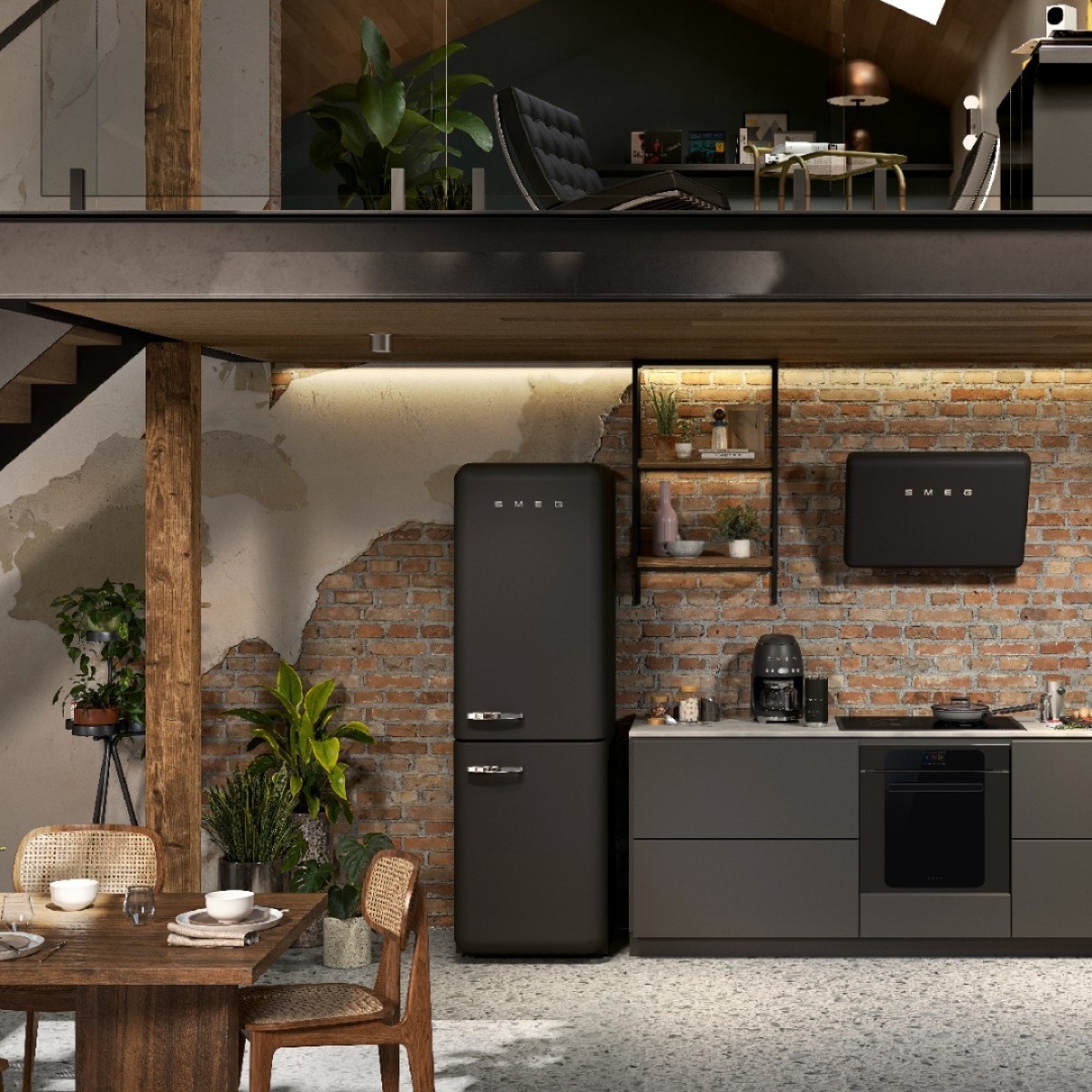 Smeg Fab32Rblm6 Kombinovani Frižider