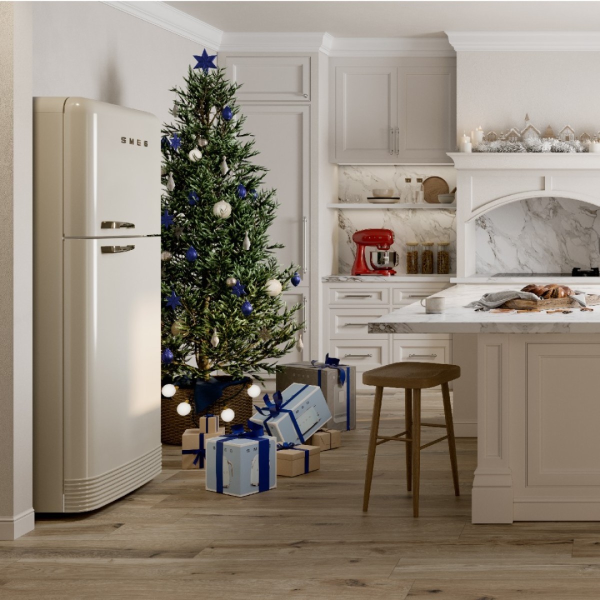 Smeg FAB50RCRB5 kombinovani frižider