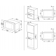 Smeg Fmi020X Ugradna Mikrotalasna Rerna
