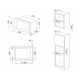 Smeg Fmi225Bi Ugradna Mikrotalasna Rerna
