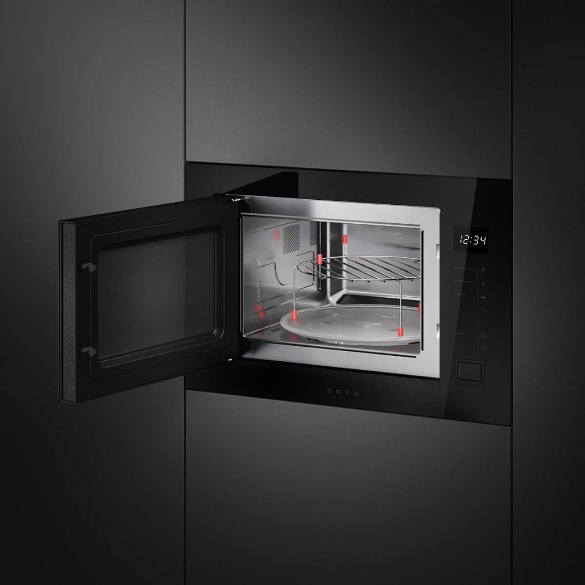 Smeg Fmi225Bi Ugradna Mikrotalasna Rerna