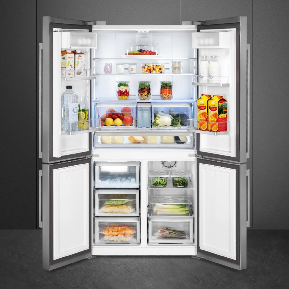Smeg Fq60Xdaie Kombinovani Frižider