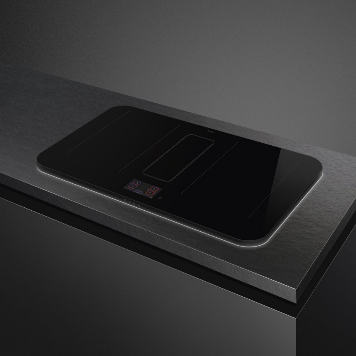 Smeg Hhsl7845Mb Indukciona Ploča Sa Integrisanim Aspiratorom