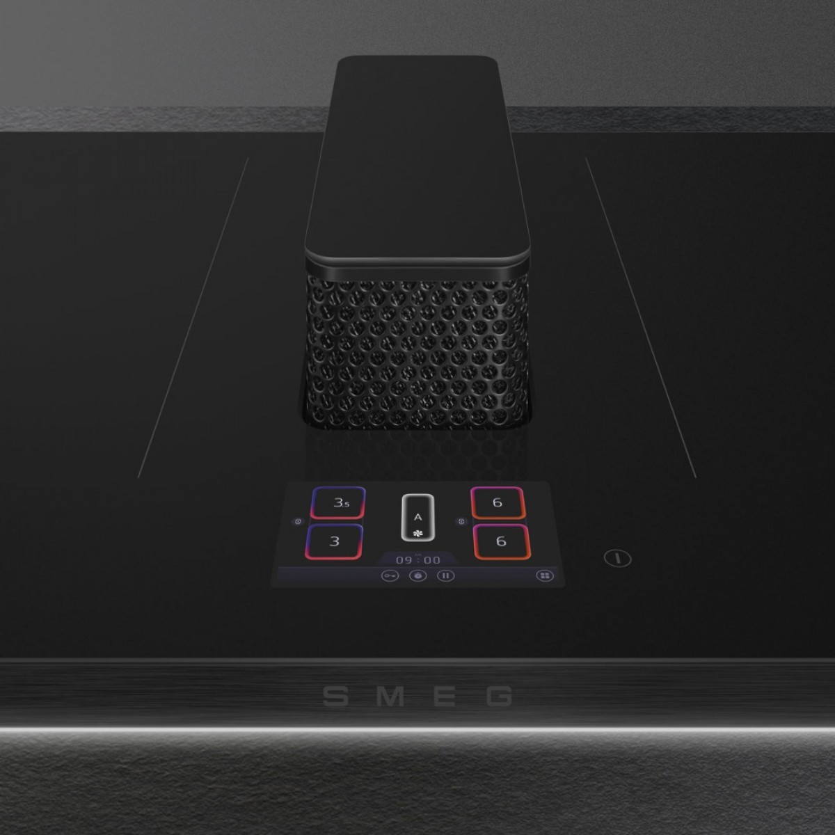 Smeg Hhsl7845Mb Indukciona Ploča Sa Integrisanim Aspiratorom