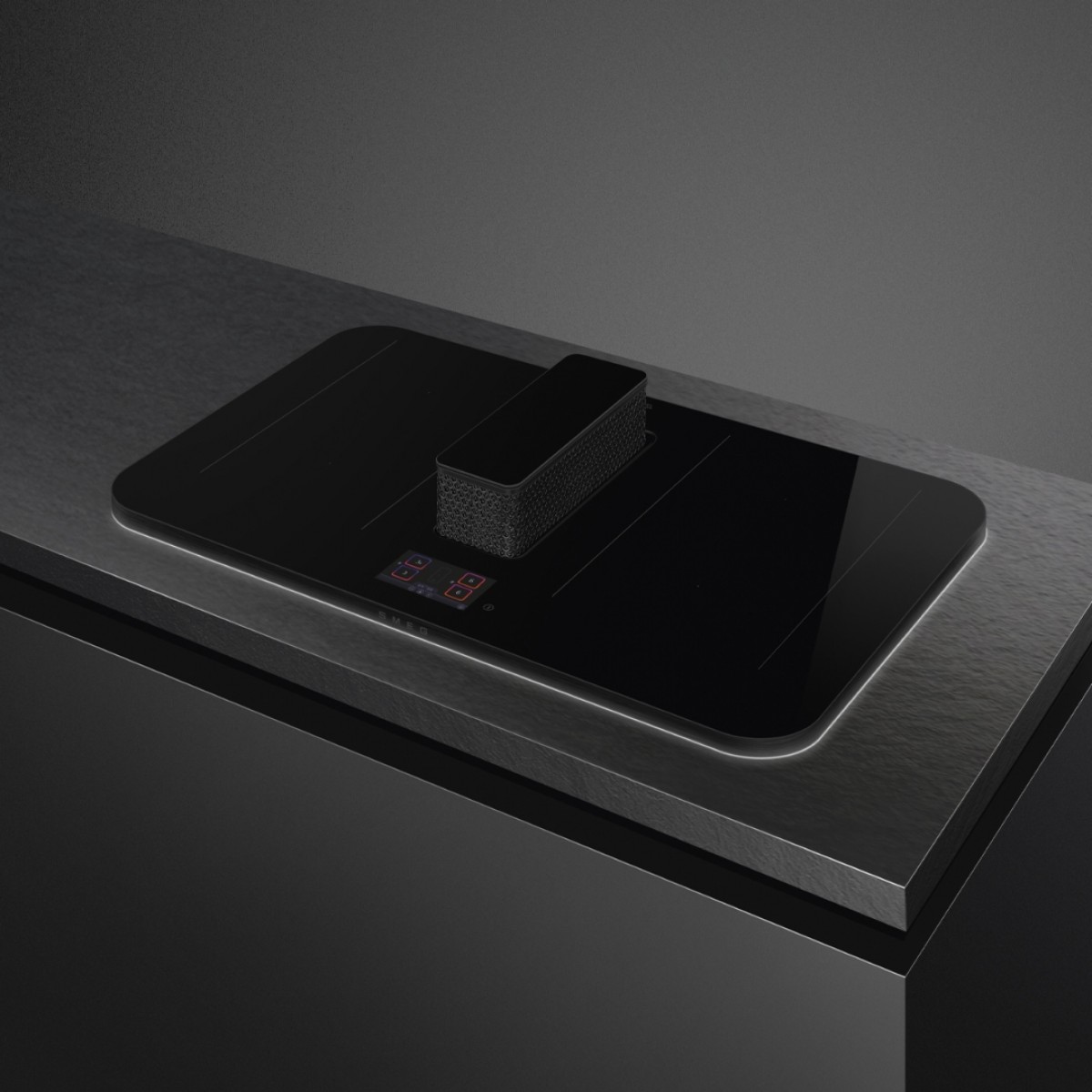 Smeg Hhsl7845Mb Indukciona Ploča Sa Integrisanim Aspiratorom