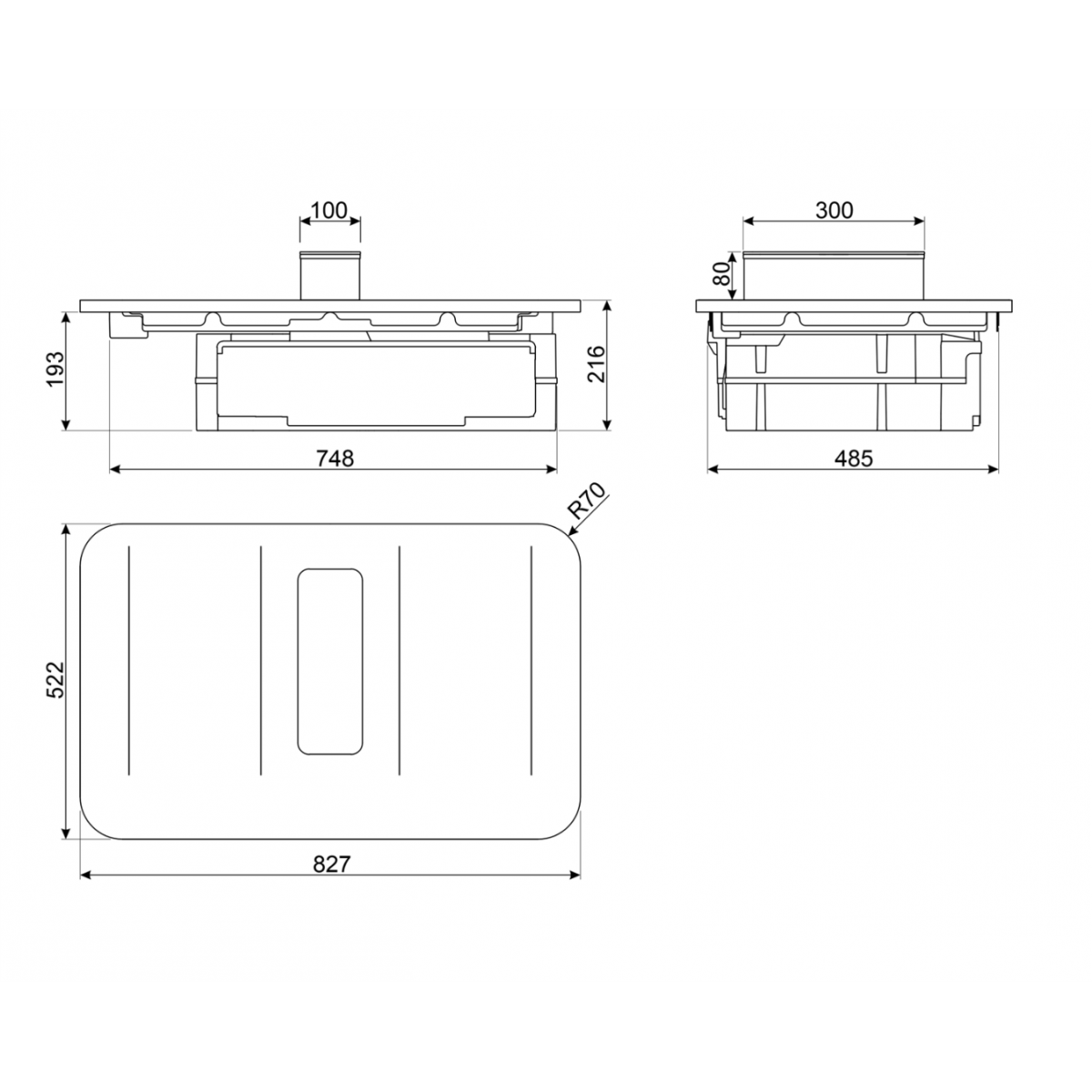 Smeg Hhsl7845X Indukciona Ploča Sa Integrisanim Aspiratorom