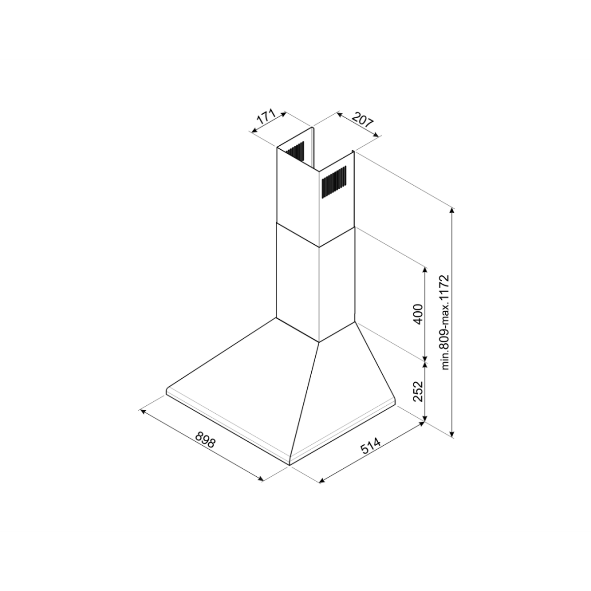 Smeg Ksed95Pe Zidni Aspirator