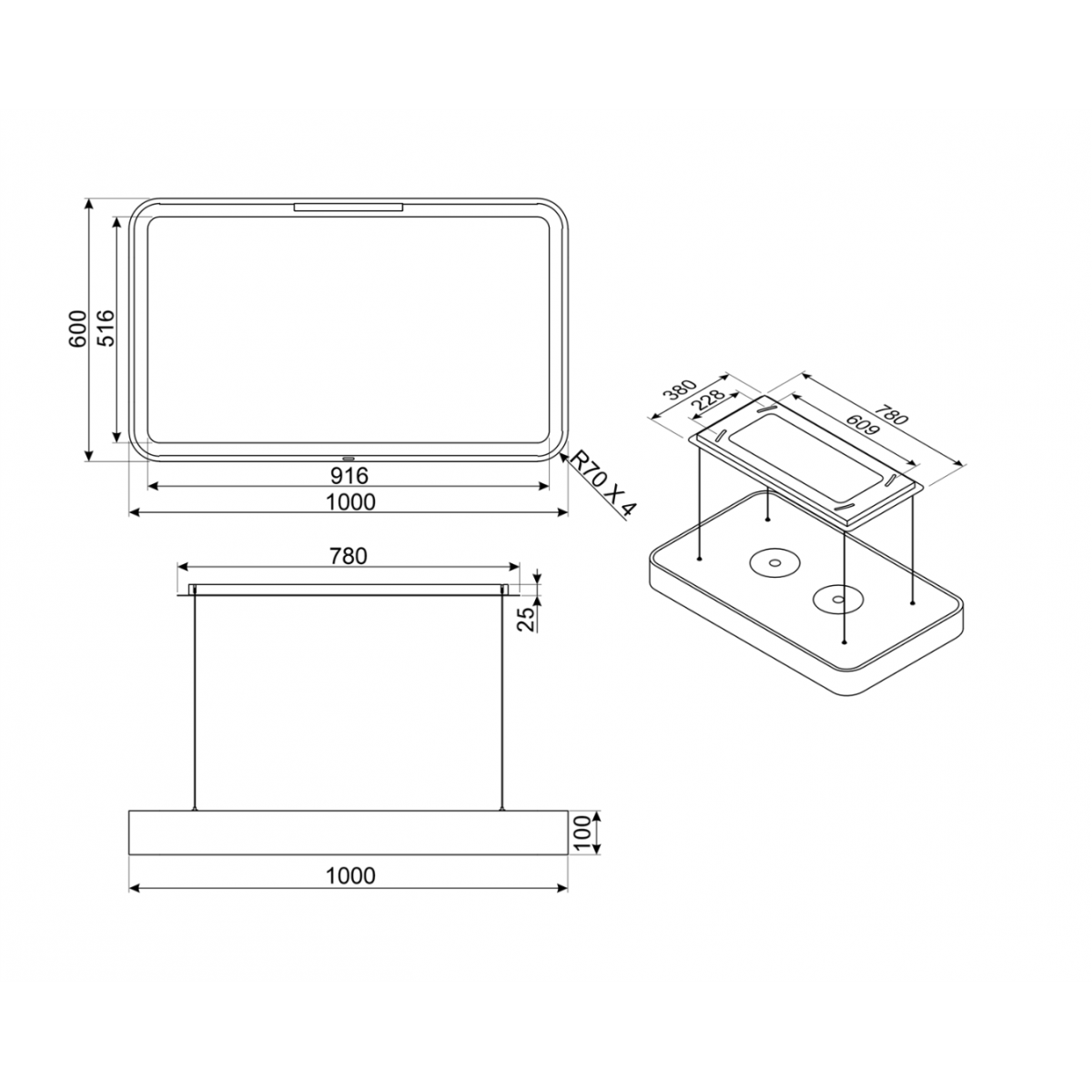Smeg Ksls10X Ostrvski Aspirator