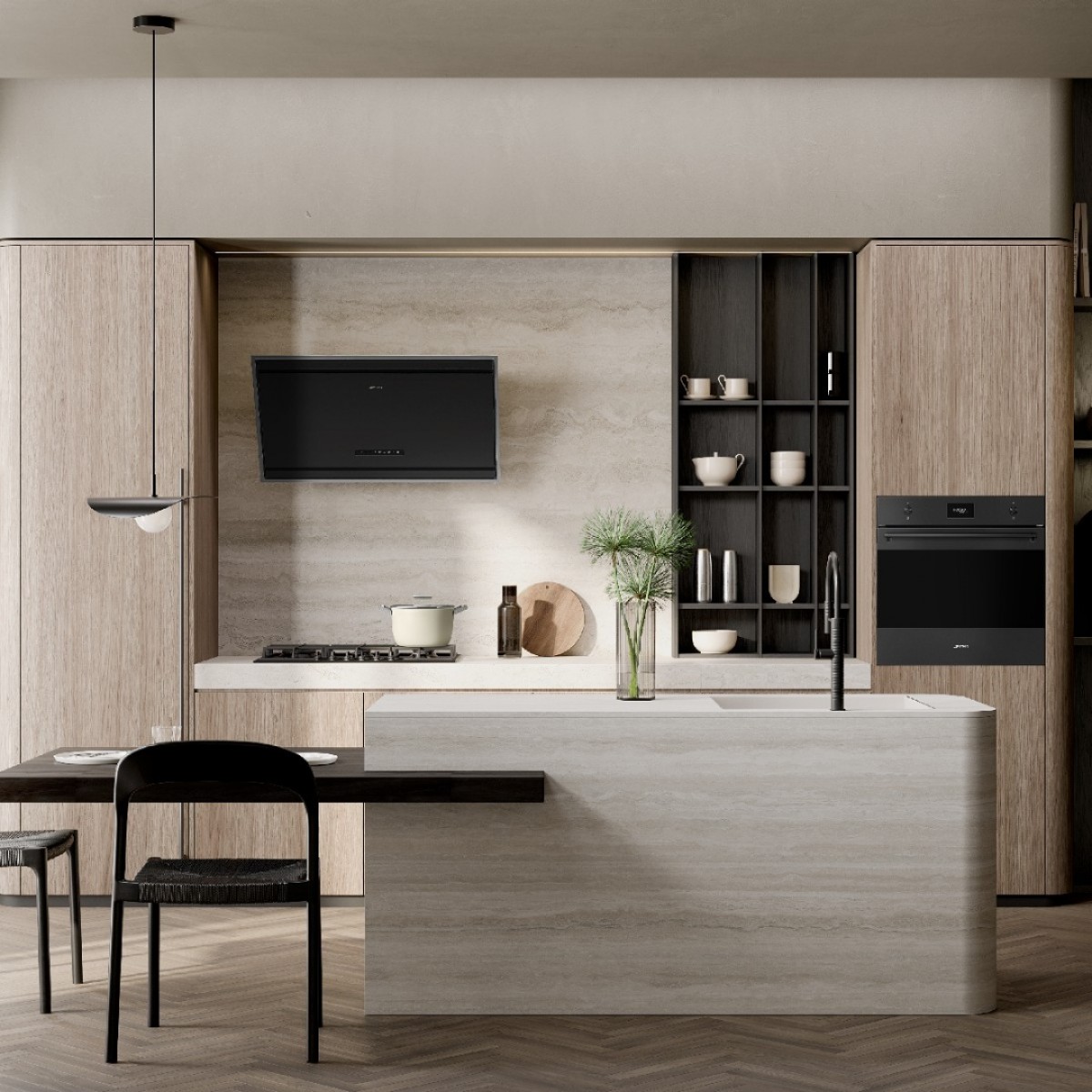 Smeg Kv394Mb Zidni Aspirator