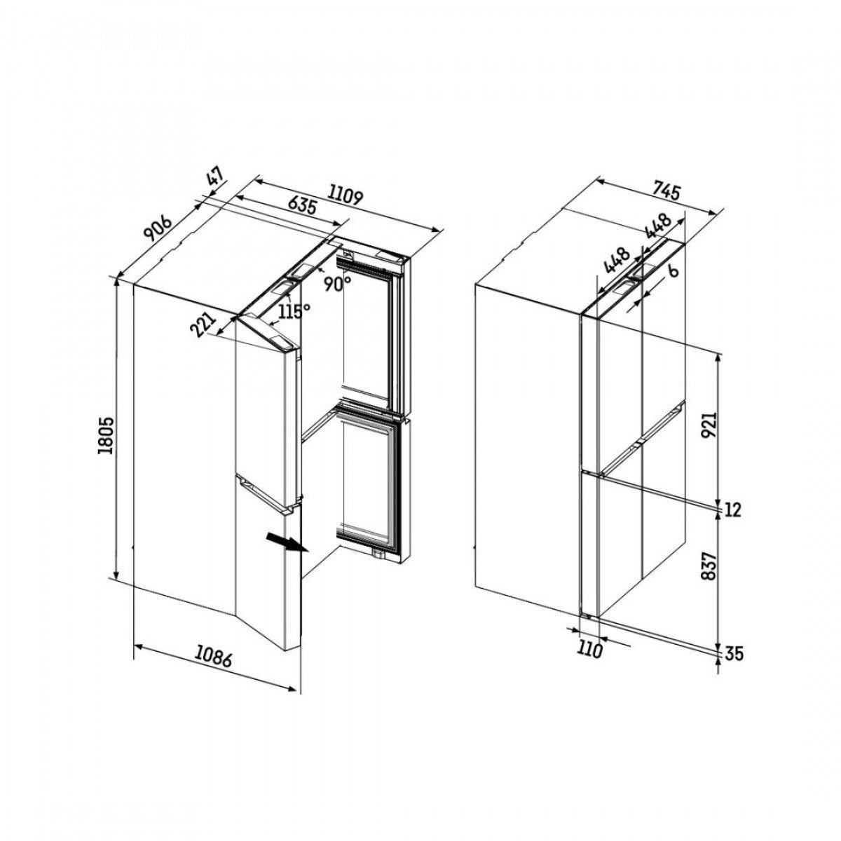 Liebherr Mbsddi 9028 Plus Biofresh Nofrost