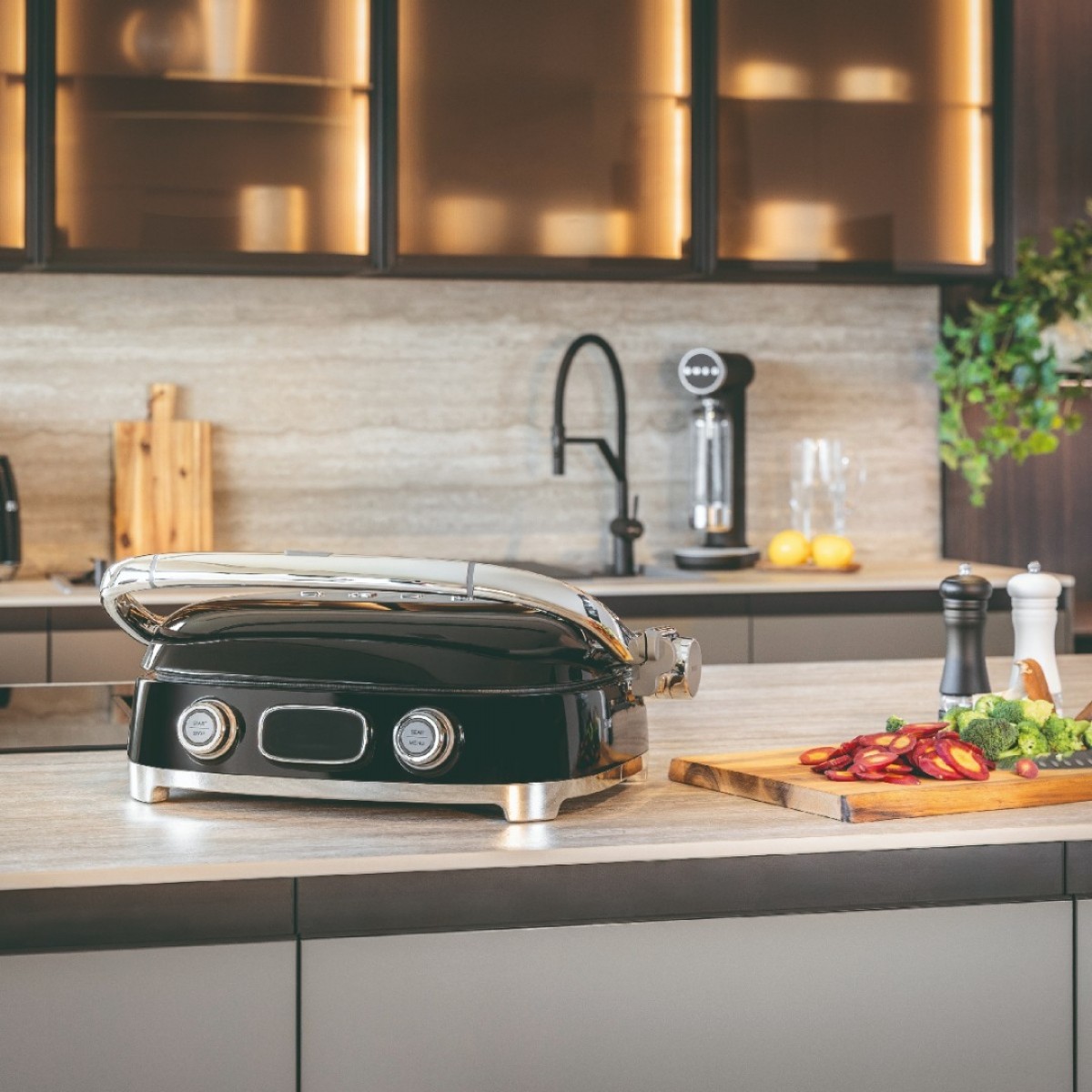 Smeg Mgf01Bleu Grill Smeg Mgf01Bleu Grill