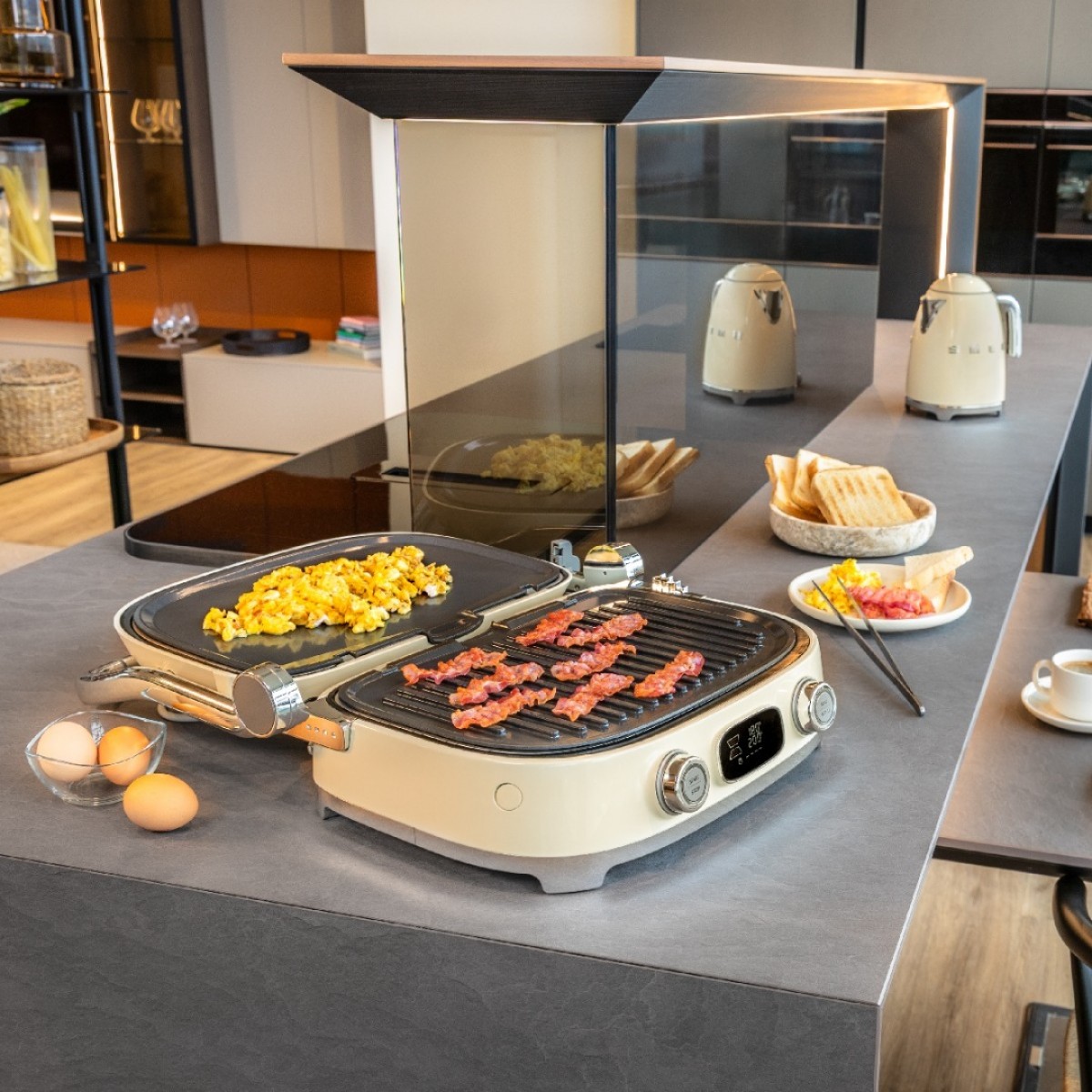 Smeg Mgf01Creu Grill Smeg Mgf01Creu Grill