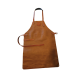 OFYR Leather Apron Brown