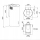 Maan Elba 2 W835 Gold Zidni Aspirator Maan Elba 2 W835 Gold Zidni Aspirator