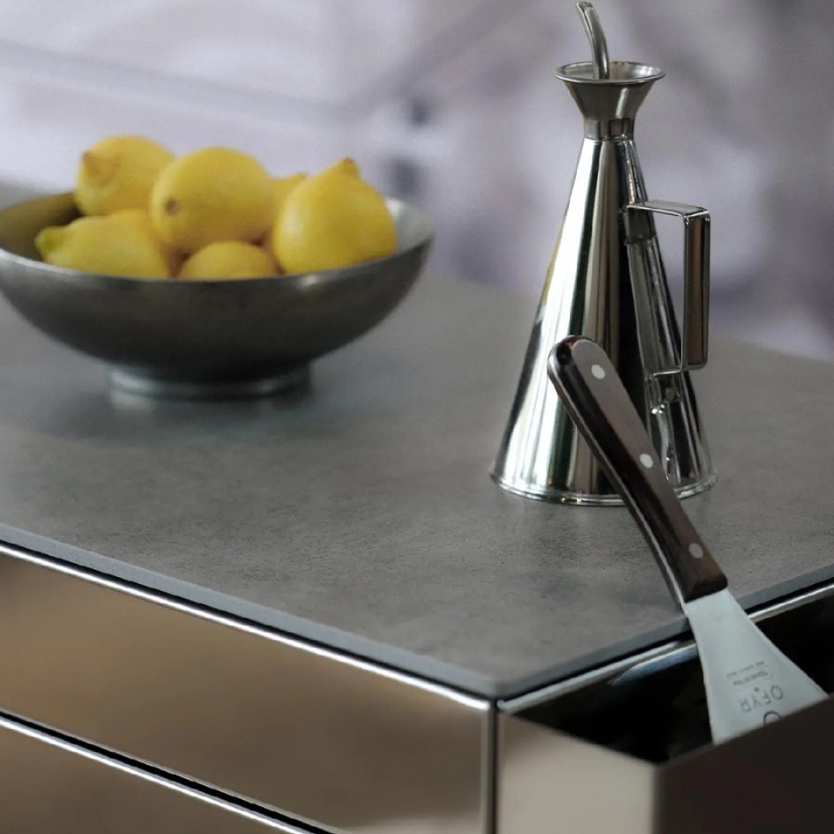 Ofyr Signature Mise En Place 100 Mirrored Steel Terra Ofyr Signature Mise En Place 100 Mirrored Steel Terra
