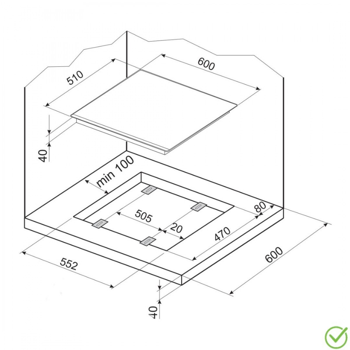 Amica Pg64113Sr
