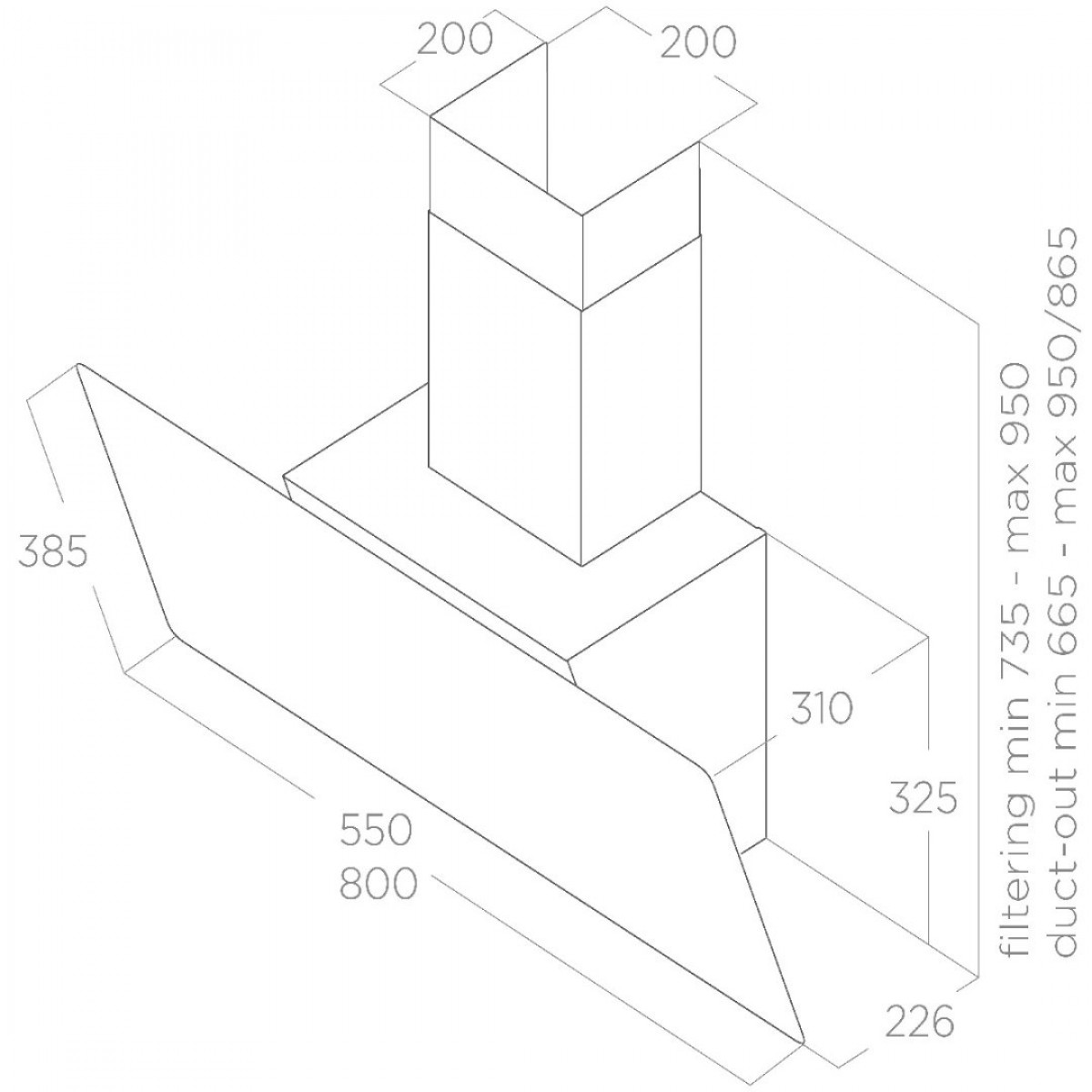 Elica Just Dry Bl/A/55