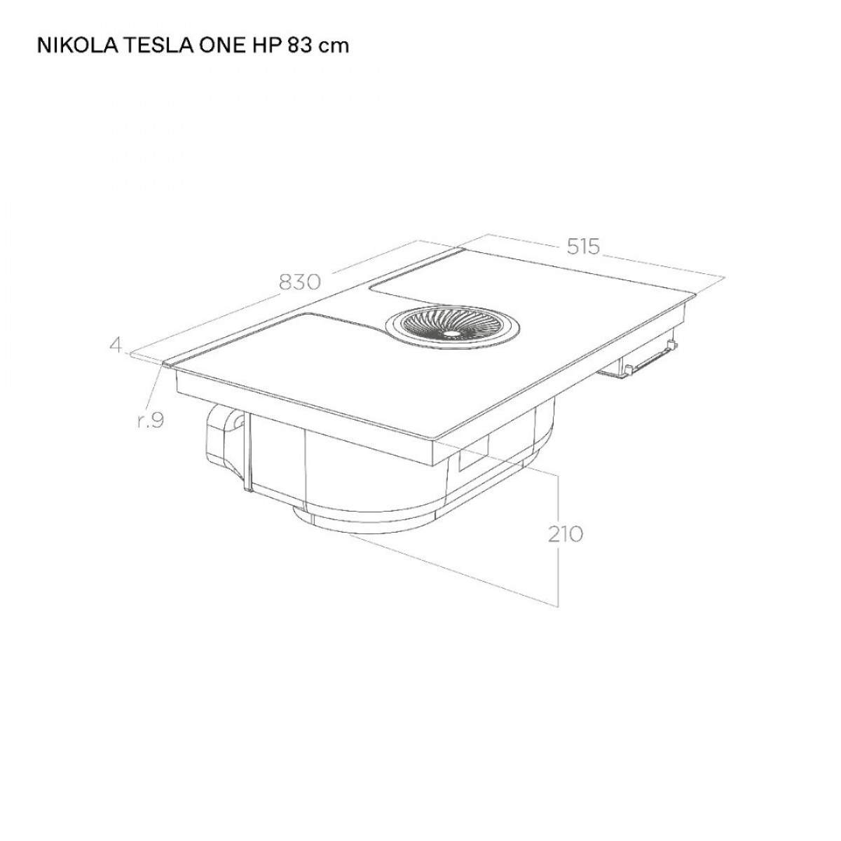 Elica Nikolatesla One Hp Evo Bl/A/83
