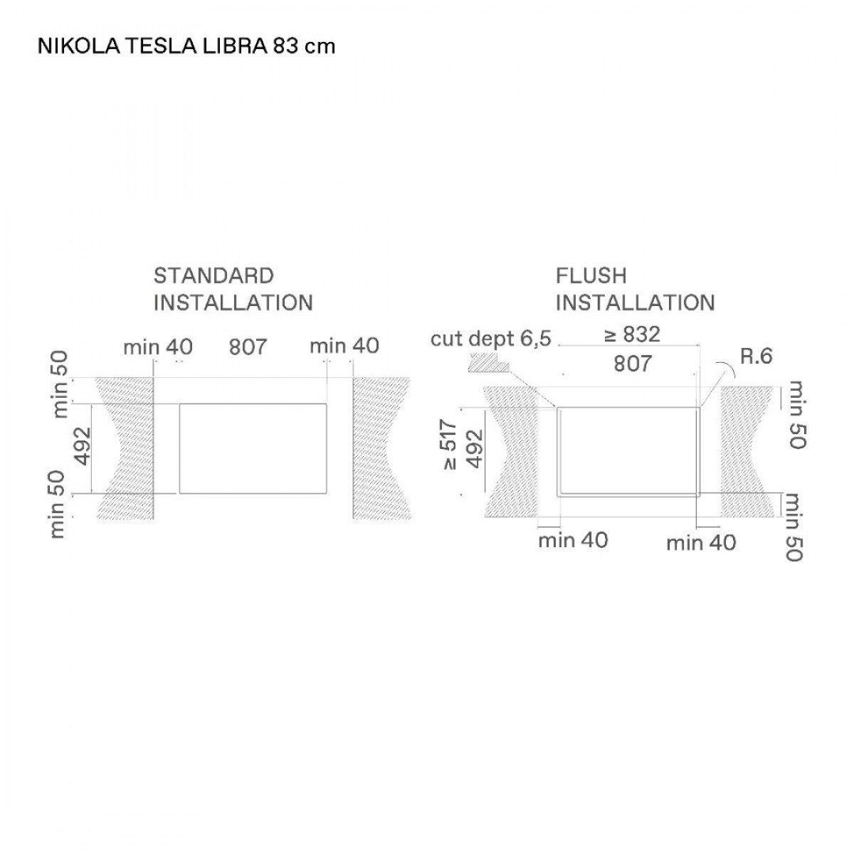Elica Nikolatesla Libra Evo Bl/A/83