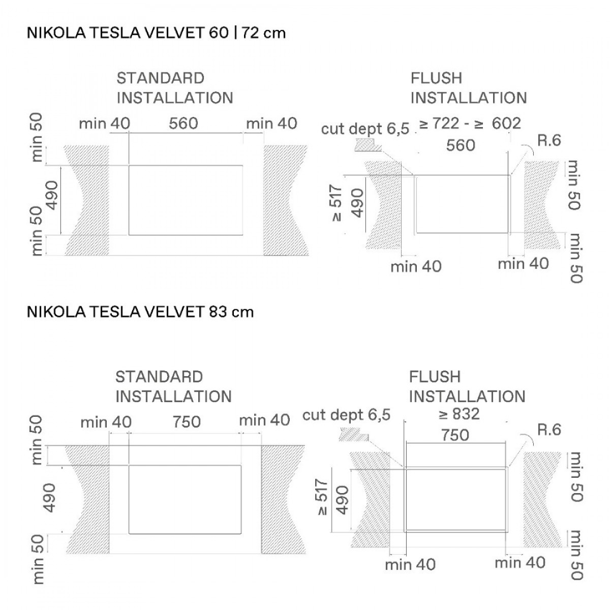 Elica Nikolatesla Velvet Bl/A/72