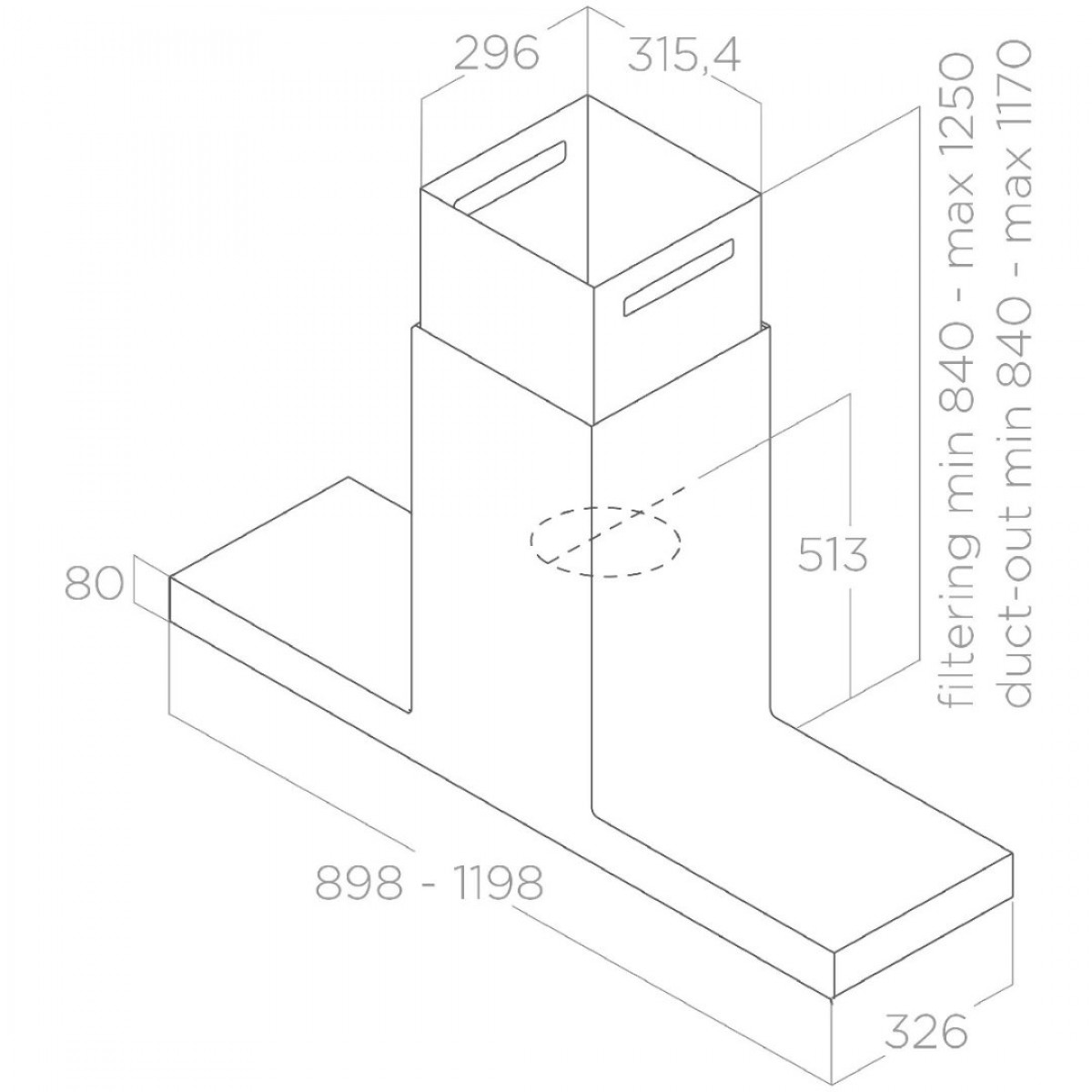 Elica Haiku Dry Isl @  Blro/A/120X32