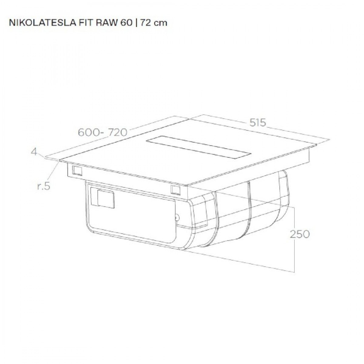 Elica Nikolatesla Fit Raw Br/A/72  