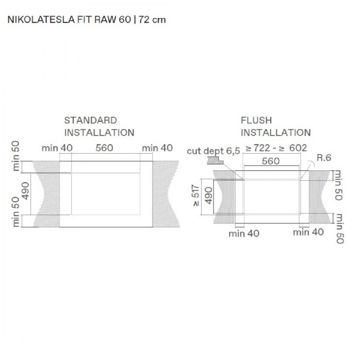 Elica Nikolatesla Fit Raw Br/A/72  