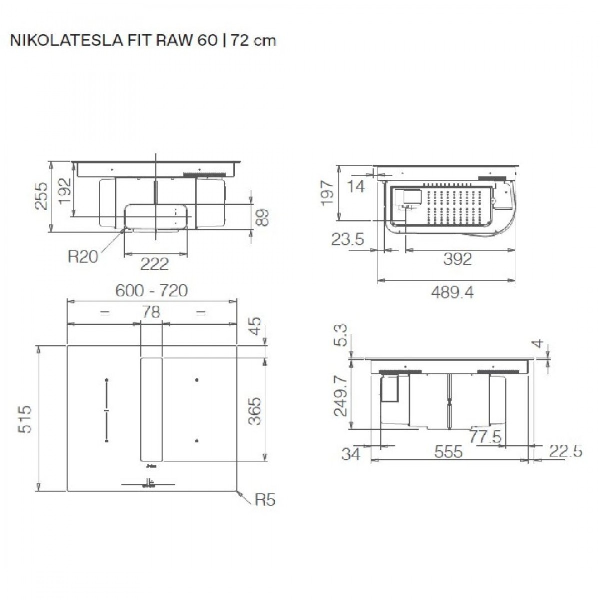 Elica Nikolatesla Fit Raw Br/A/72  