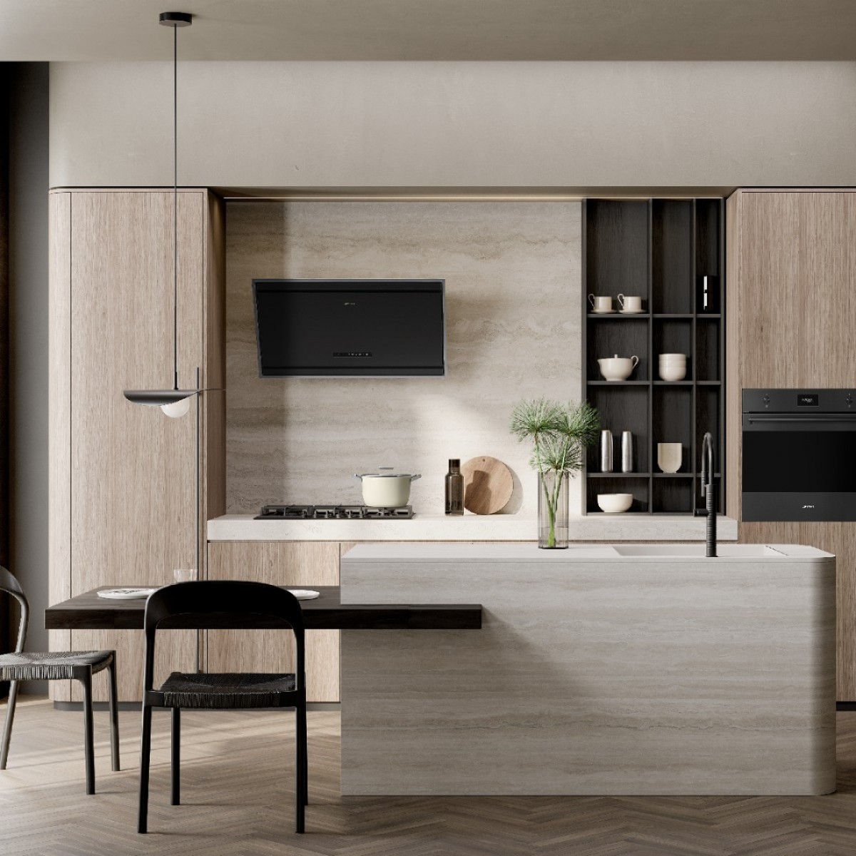 Smeg PX375LMB gasna ploča za kuvanje Smeg PX375LMB gasna ploča za kuvanje