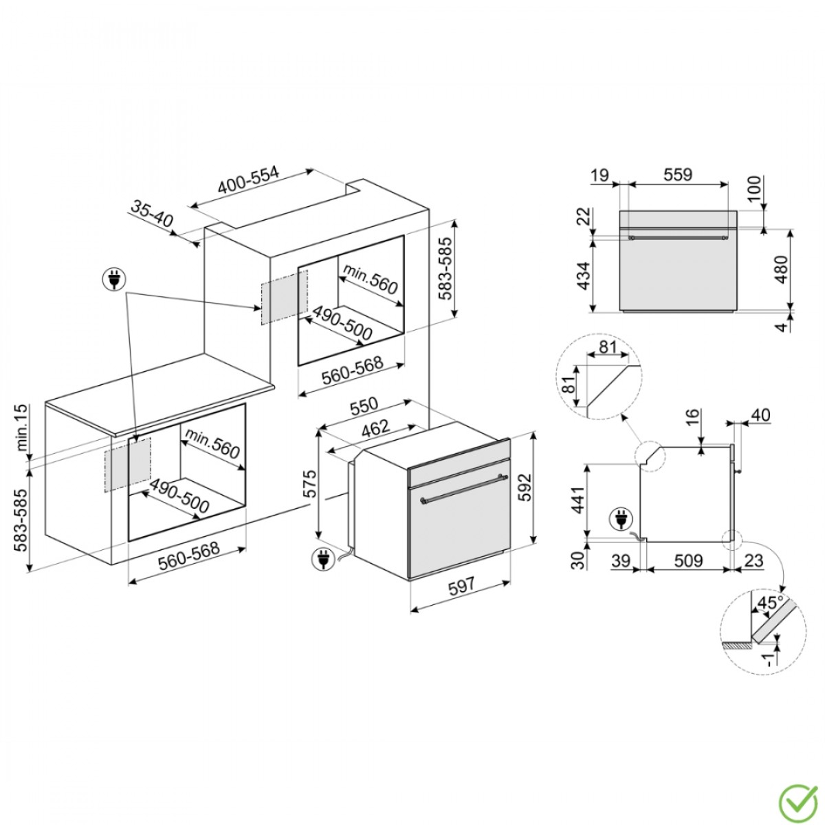 Smeg Sf800Ao Ugradna Rerna Smeg Sf800Ao Ugradna Rerna