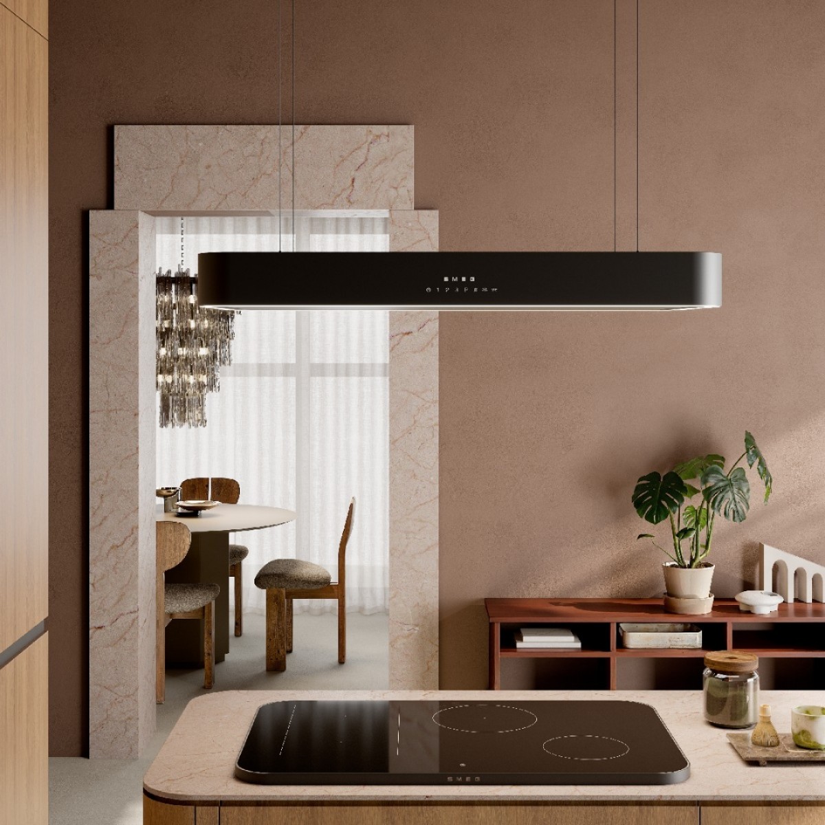 Smeg Sisl7844Mb Indukciona Ploča Za Kuvanje