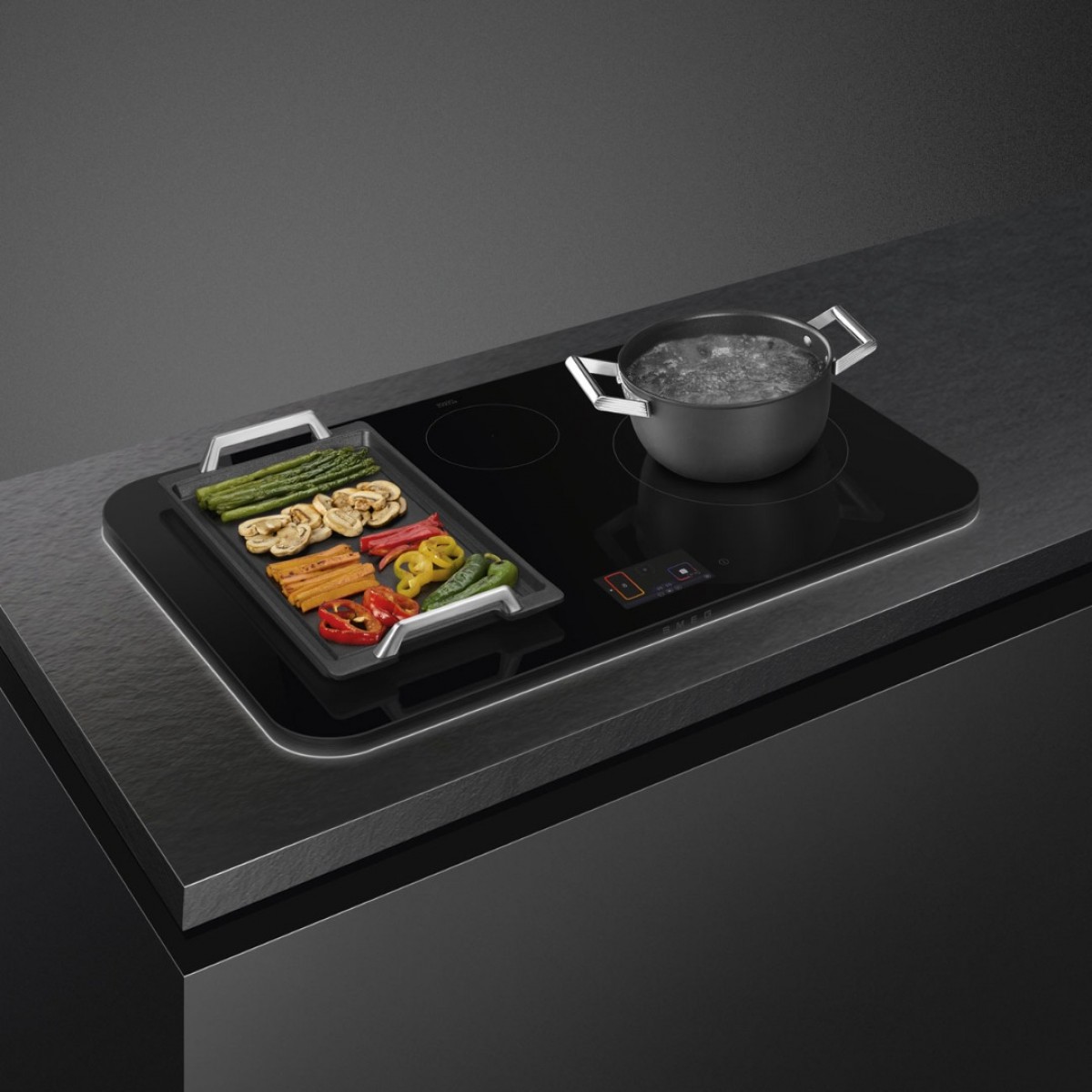 Smeg Sisl7845Mb Indukciona Ploča Za Kuvanje