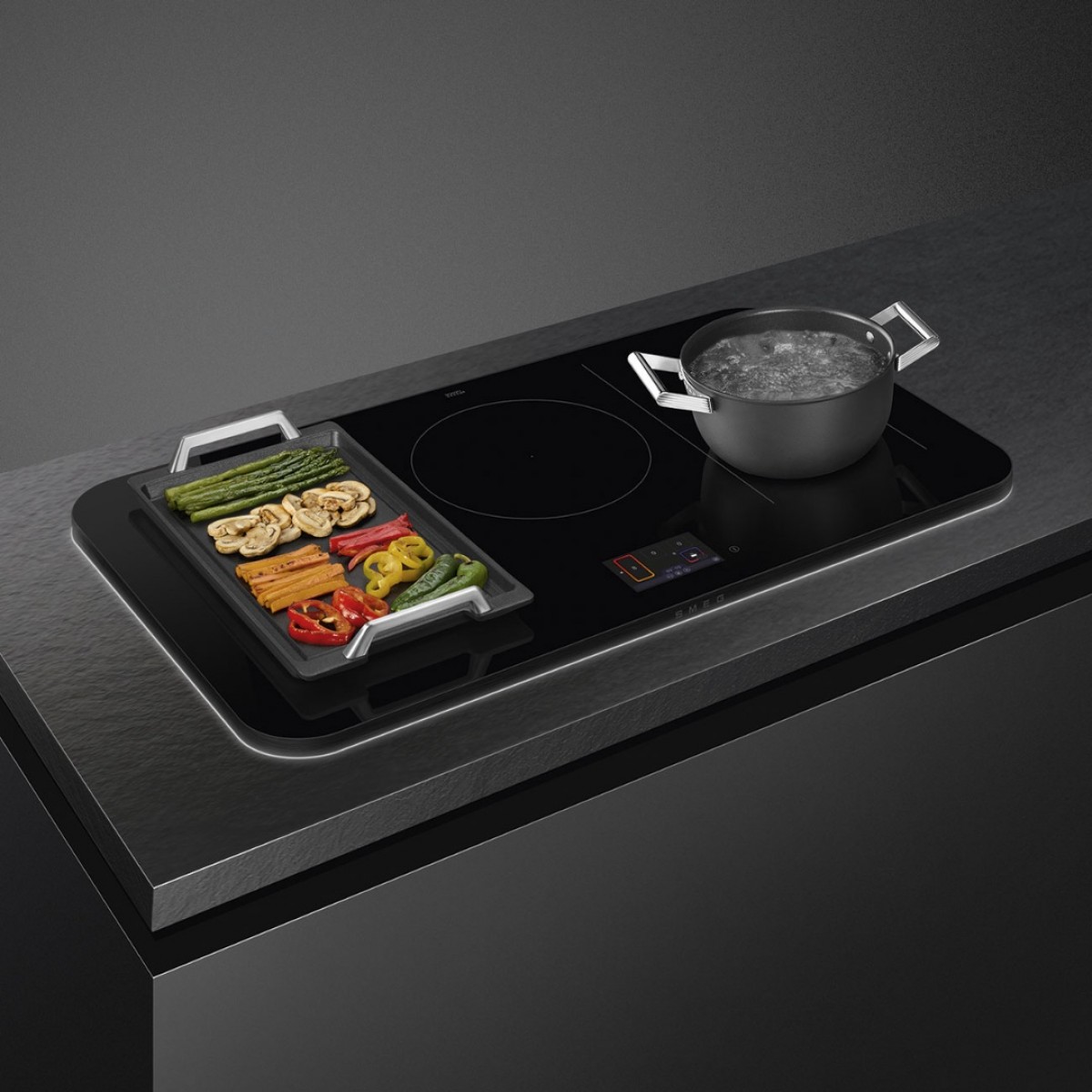 Smeg Sisl7955Mb Indukciona Ploča Za Kuvanje