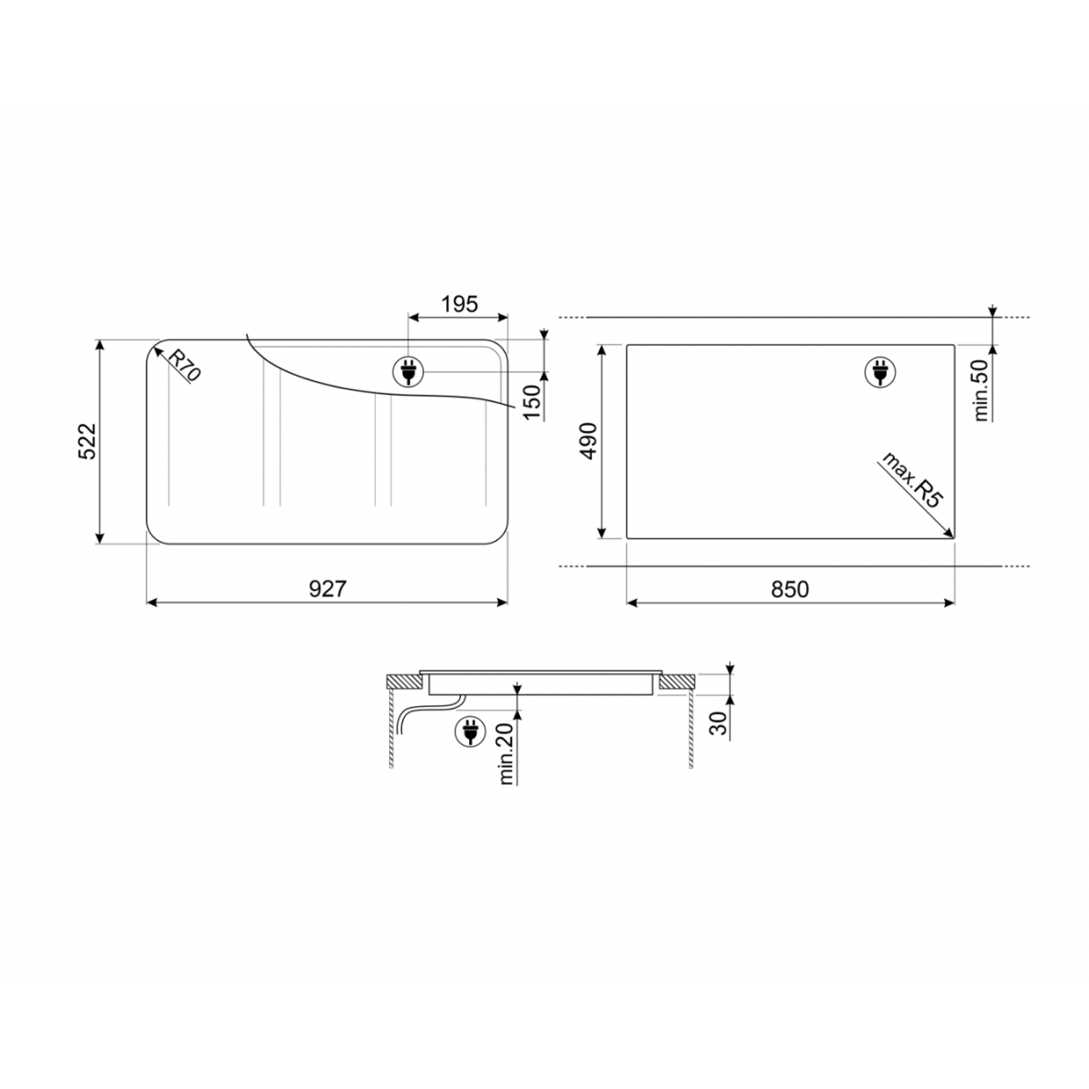 Smeg Sisl7964X Indukciona Ploča Za Kuvanje