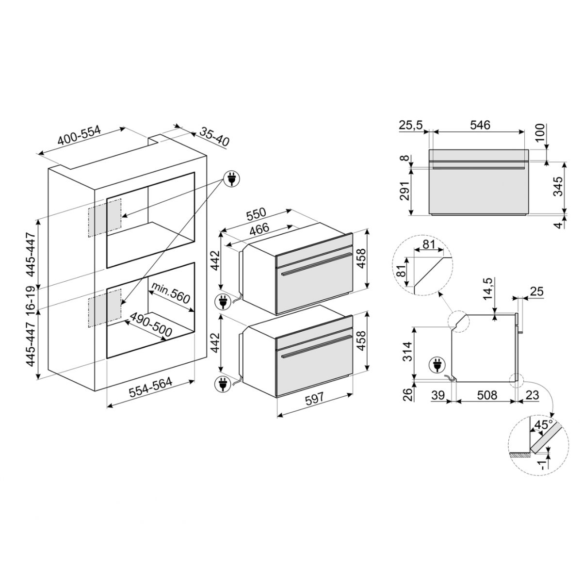 Smeg So4104M2Pg Kombinovana Rerna Sa Mikrotalasima