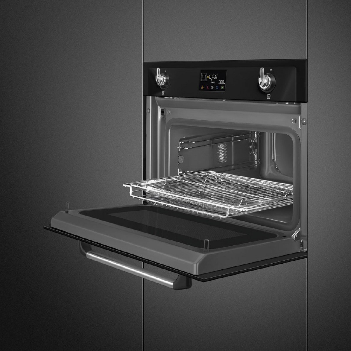 Smeg So4902M1N Ugradna Mikrotalasna Rerna