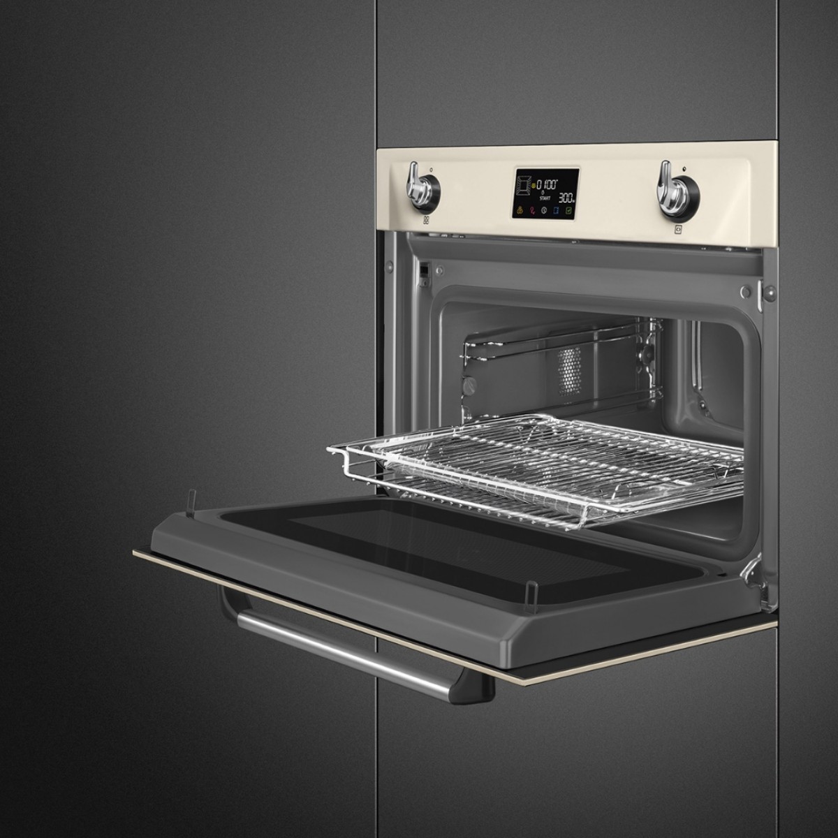 Smeg So4902M1P Ugradna Mikrotalasna Rerna
