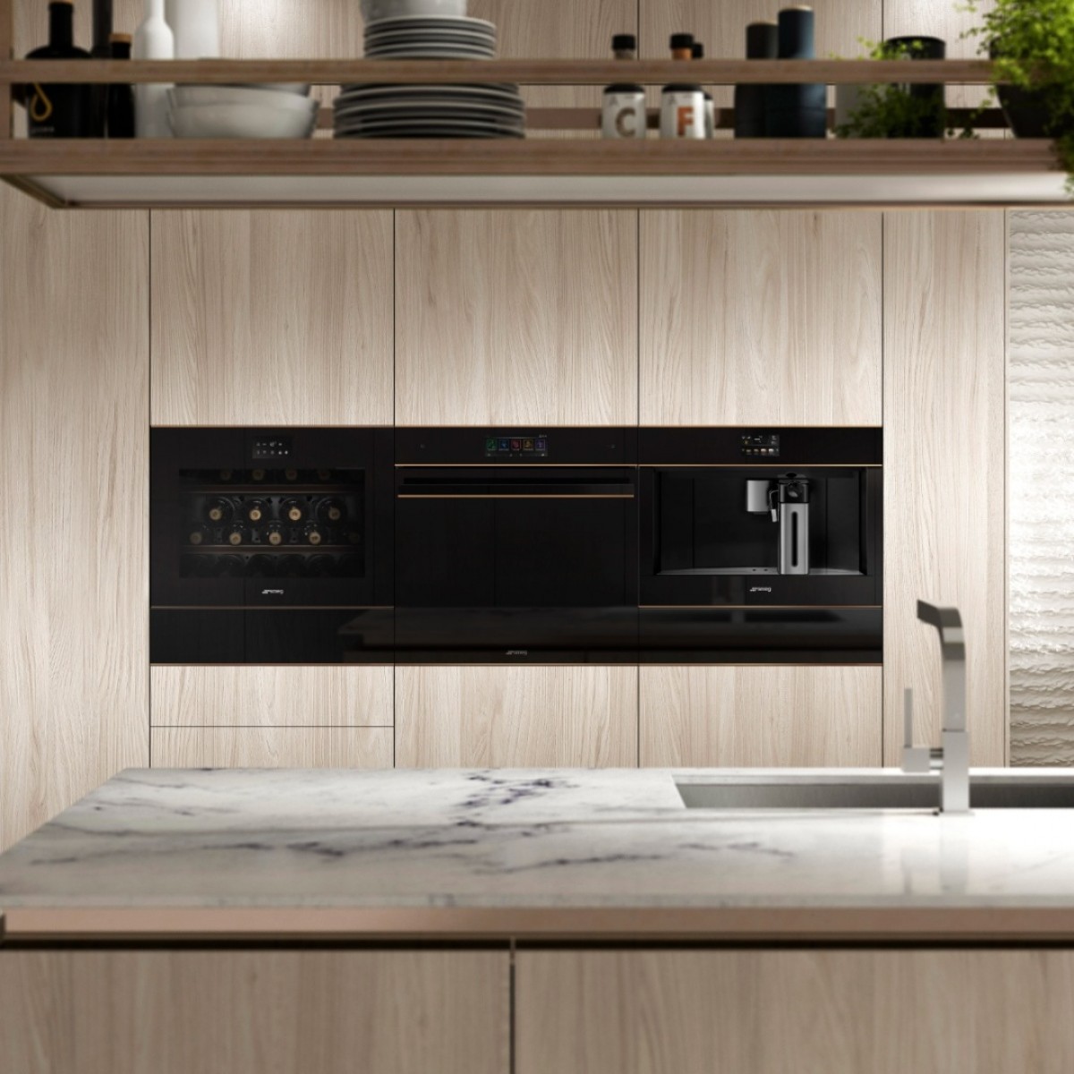 Smeg So6606Wapnr Ugradna Kombinovana Rerna Sa Parom I Mikrotalasima