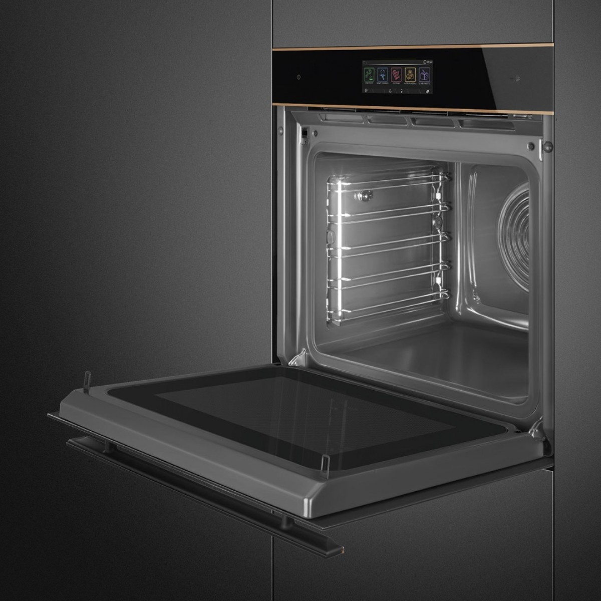 Smeg So6606Wapnr Ugradna Kombinovana Rerna Sa Parom I Mikrotalasima