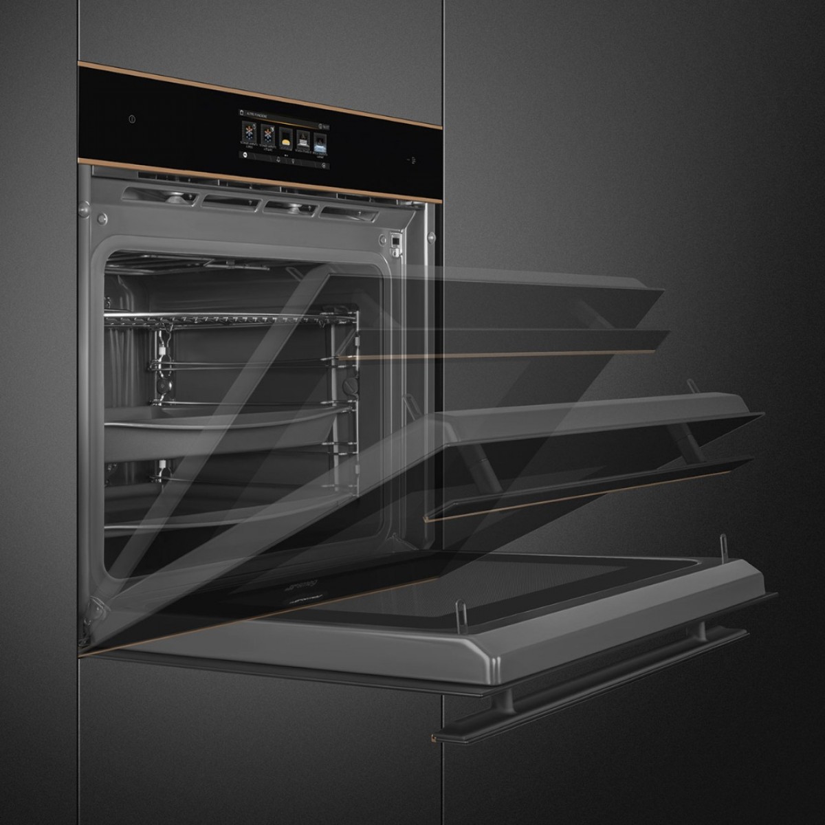Smeg So6606Wapnr Ugradna Kombinovana Rerna Sa Parom I Mikrotalasima