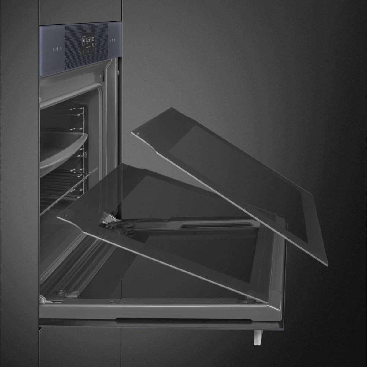 Smeg Sop6102S2Pg Ugradna Pirolitička Rerna Sa Dodatkom Pare