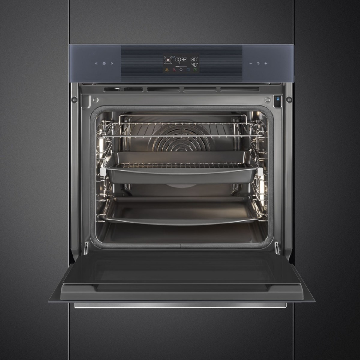 Smeg Sop6102S2Pg Ugradna Pirolitička Rerna Sa Dodatkom Pare