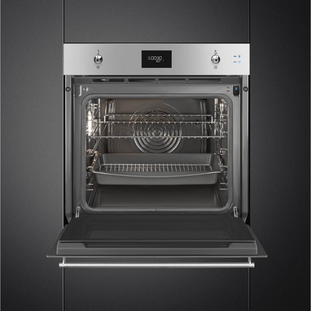 Smeg Sop6301S2X Ugradna Pirolitička Rerna Sa Dodatkom Pare