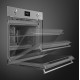 Smeg Sop6301S2X Ugradna Pirolitička Rerna Sa Dodatkom Pare